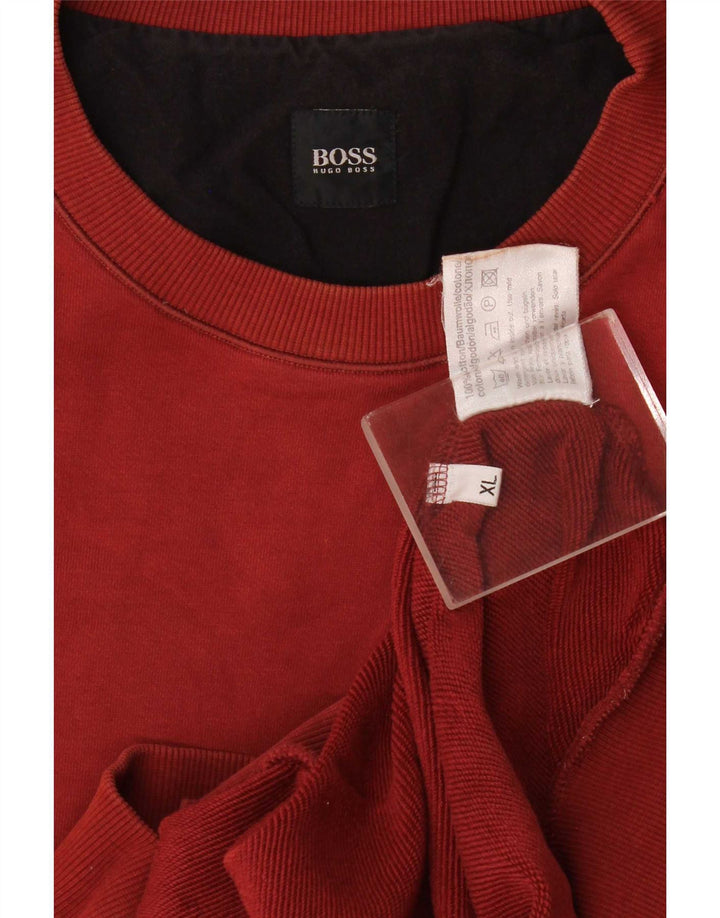 Hanorac pentru bărbați Hugo Boss Pulover XL bumbac maro