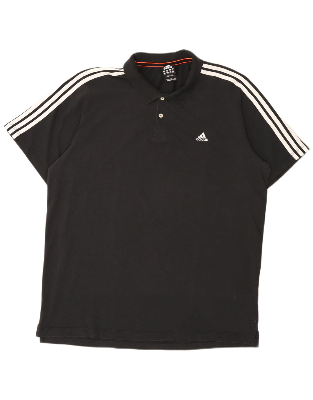Tricou polo ADIDAS Climalite 2XL bumbac negru