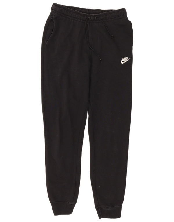 Pantaloni de trening Nike pentru femei Joggeri UK 10 Bumbac negru mic