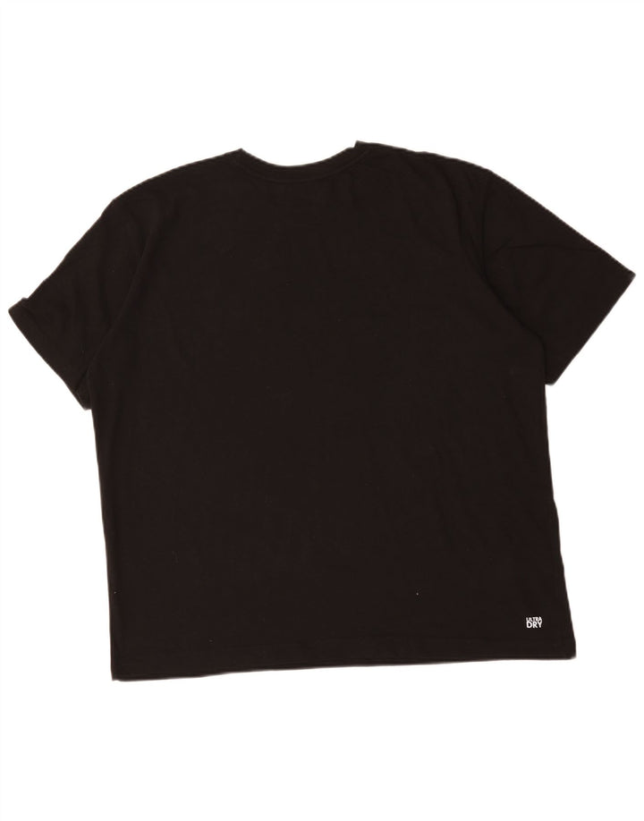 Tricou Lacoste pentru bărbați, cu croiala normală, mare, negru, bumbac