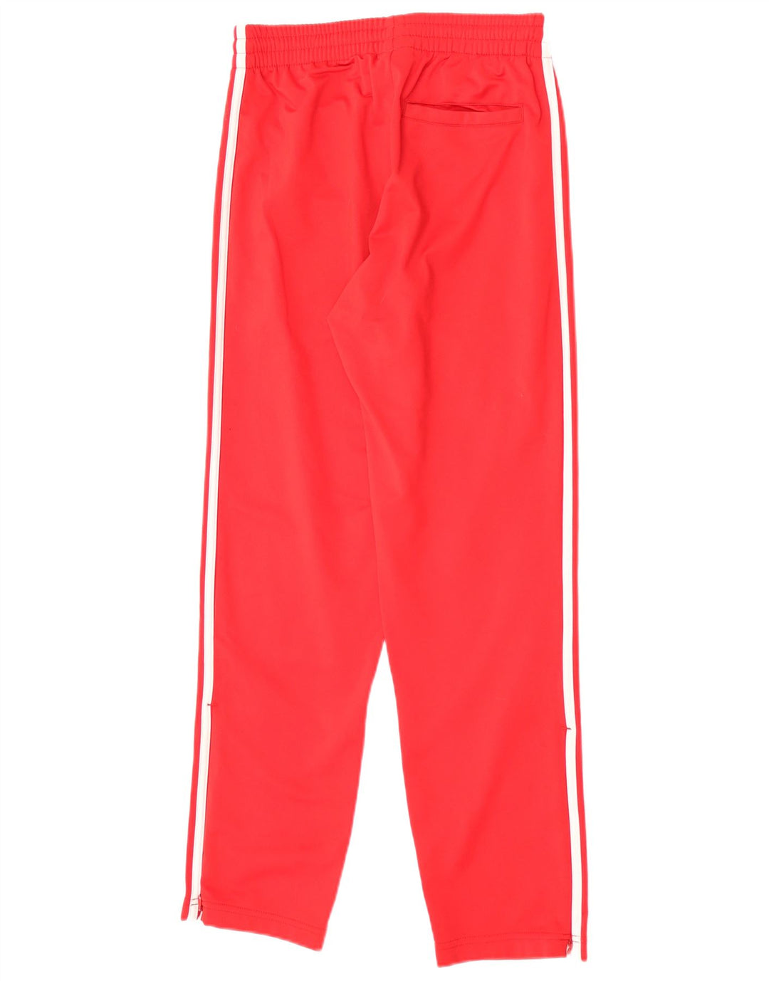 Pantaloni de trening Adidas pentru bărbați, poliester roșu mic