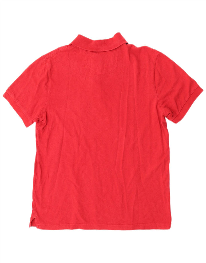 Tricou polo Dockers pentru bărbați, bumbac roșu mediu