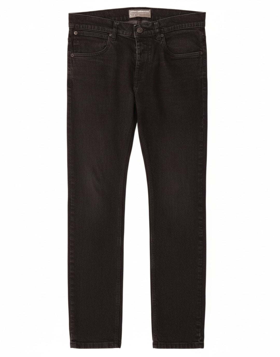 FRENCH CONNECTION Womens Slim Jeans W32 L32 Black Cotton