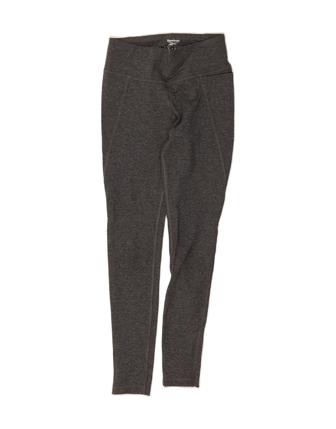 REEBOK Womens Leggings UK 6 XS Grey Nylon Vintage Reebok and Second-Hand Reebok from Messina Hembry 