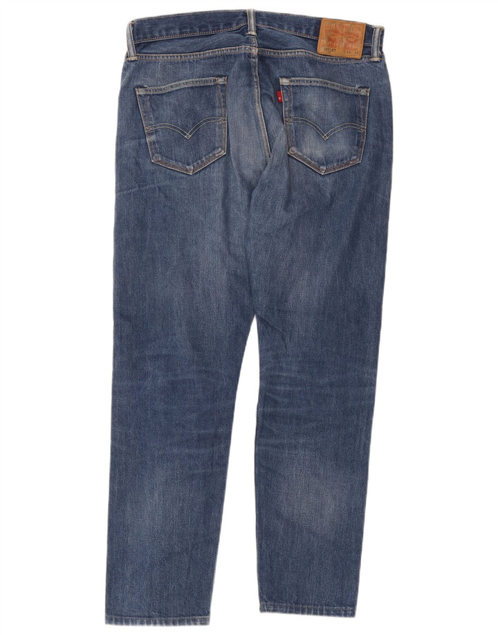 Blugi drepti pentru bărbați Levi's 501 W34 L27 Bumbac albastru