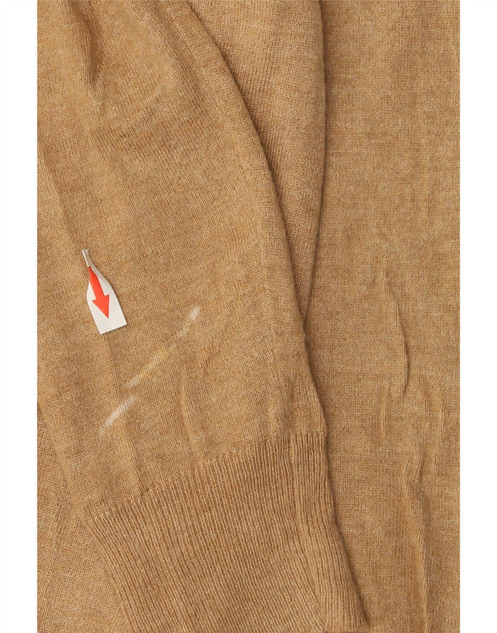Pulover cardigan pentru femei Marks & Spencer UK 14 mare, bej, viscoză