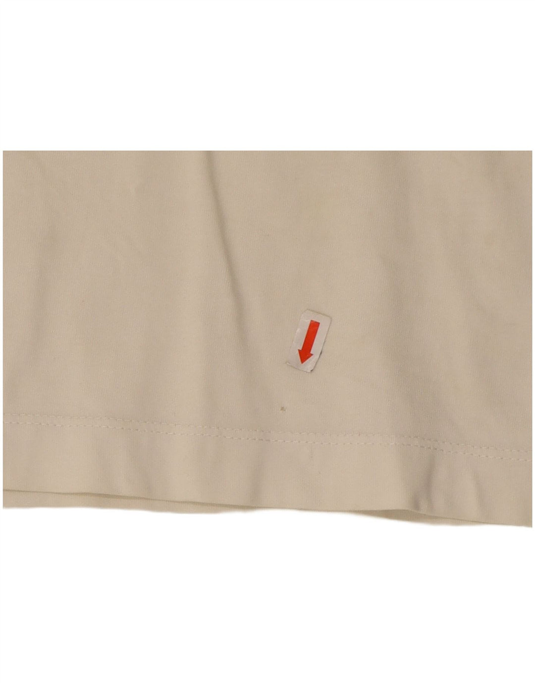 NIKE Mens Graphic T-Shirt Top Medium Off White Cotton