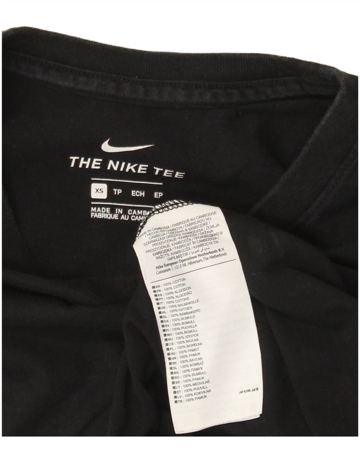 Tricou grafic pentru bărbați Nike Top XS bumbac negru