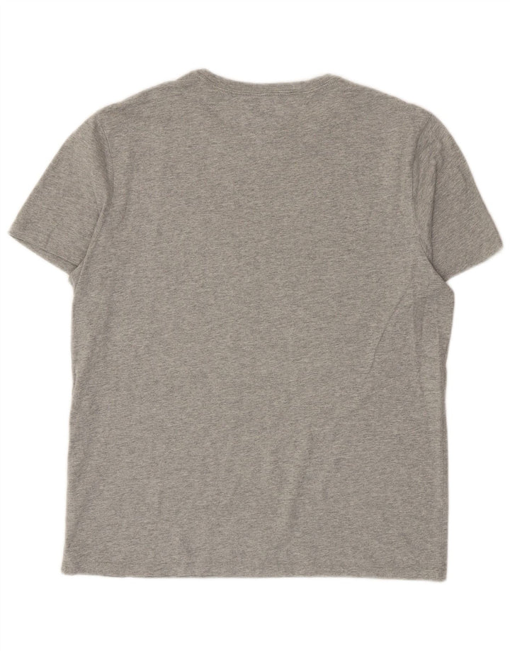 Tricou Tommy Hilfiger pentru bărbați Top din bumbac gri mediu