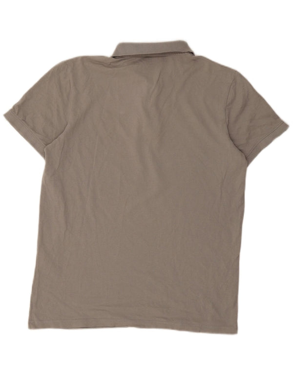 Jack & Jones Mens Polo Shirt Large Grey Cotton
