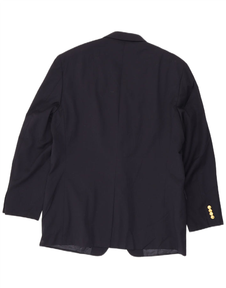 Jachetă pentru bărbați Ralph Lauren cu 2 nasturi UK 44 XL Lână bleumarin