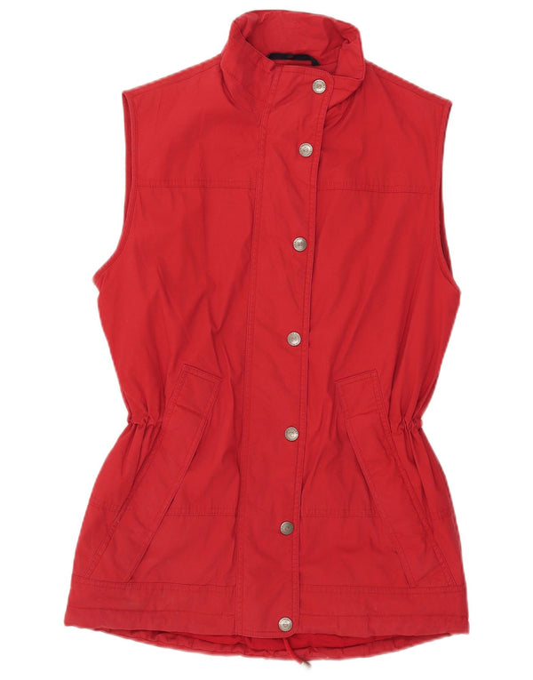 Gilet Vintage pentru femei UK 10 Small Red