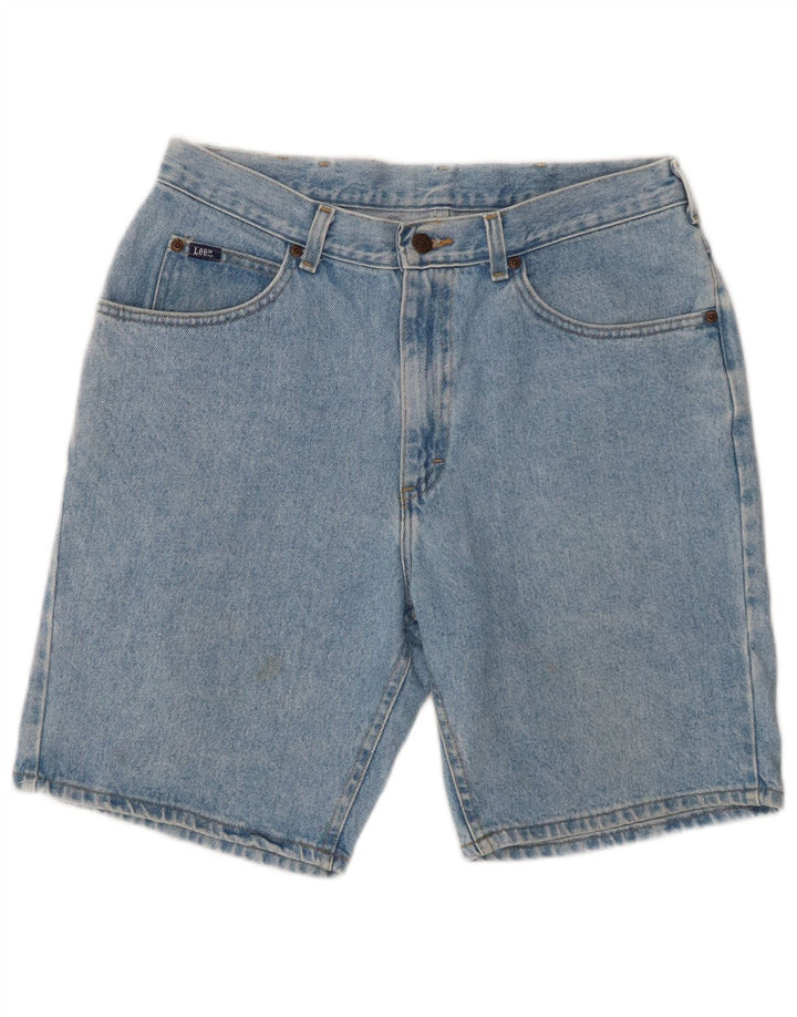 Pantaloni scurți din blugi pentru bărbați Lee W34, mare, albastru, bumbac