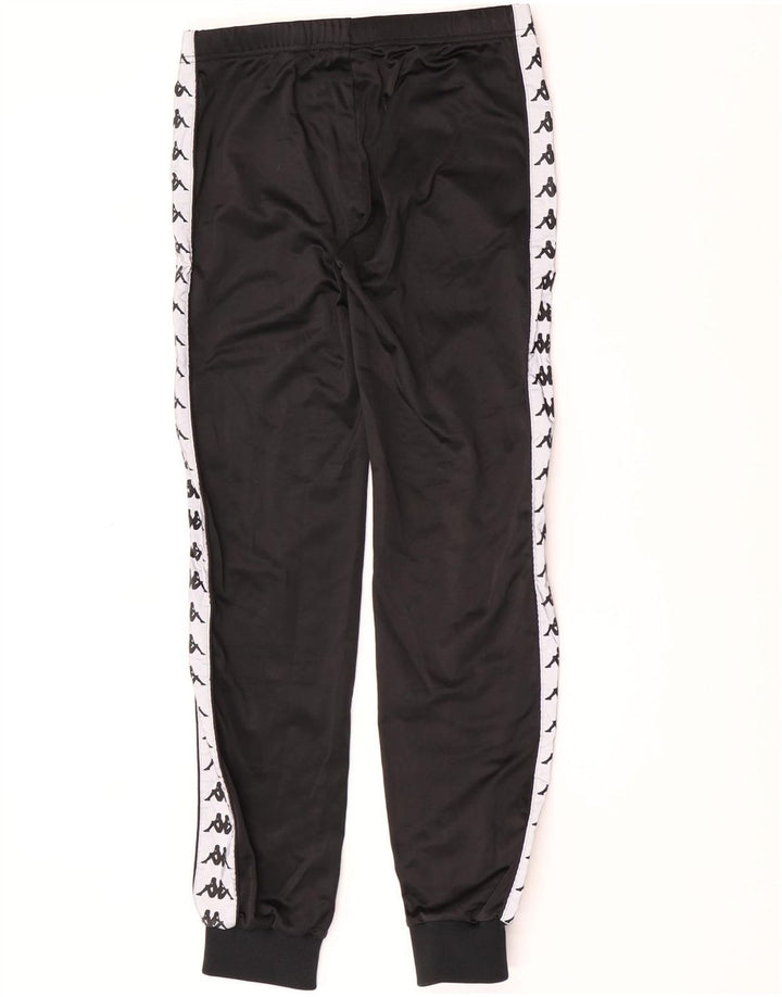 Pantaloni de trening cu grafică pentru bărbați Kappa Pantaloni de jogging Mic Negru