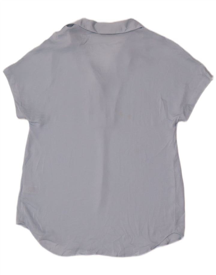 Top cu tunică pentru femei Marks & Spencer UK 8 Small Blue Poliester