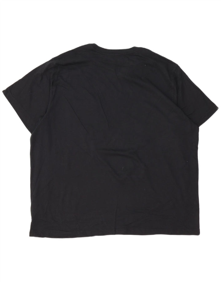 EDDIE BAUER Tricou Bărbați Top 3XL Bumbac Negru