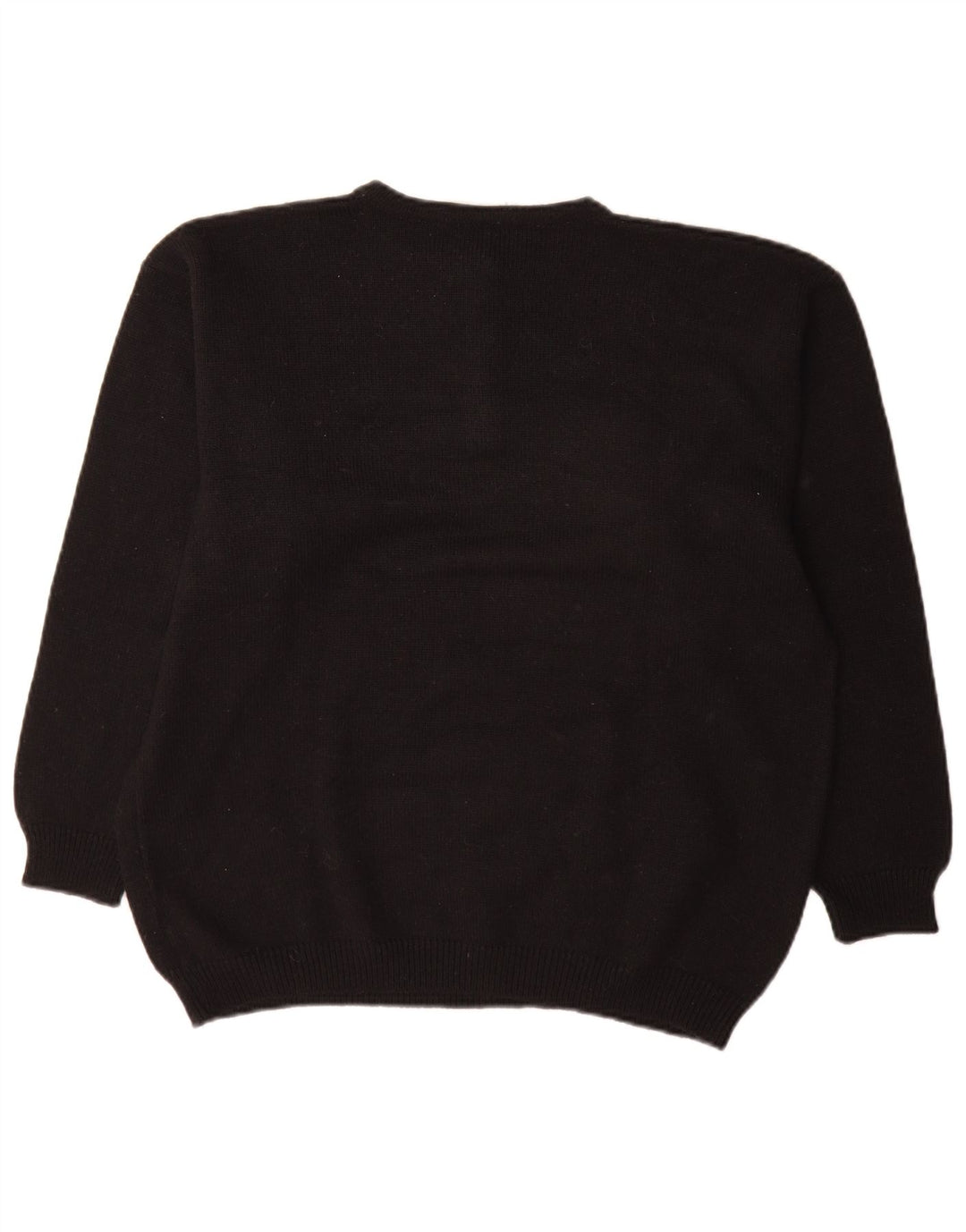 Pulover Baldini pentru femei cu gât cu nasturi, UK 16, mare, negru Argyle/Diamond