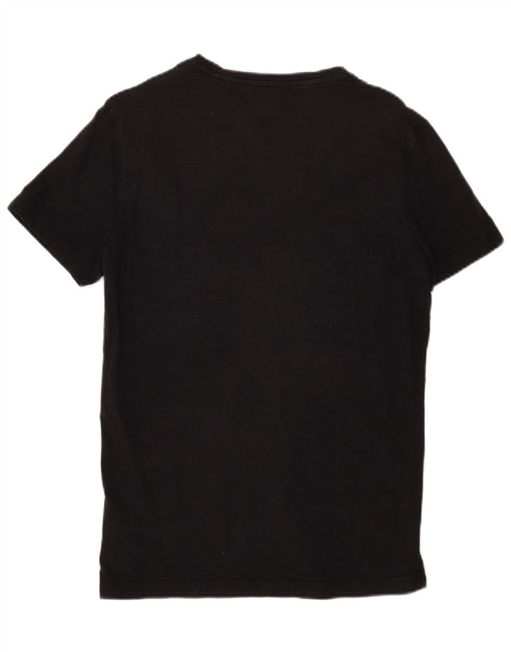 Tricou pentru bărbați Tommy Hilfiger Top mediu negru bumbac