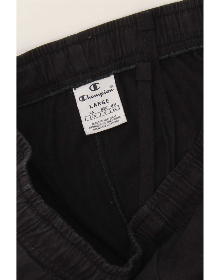 Pantaloni de trening cargo pentru bărbați Champion Pantaloni de jogging, mari, negri