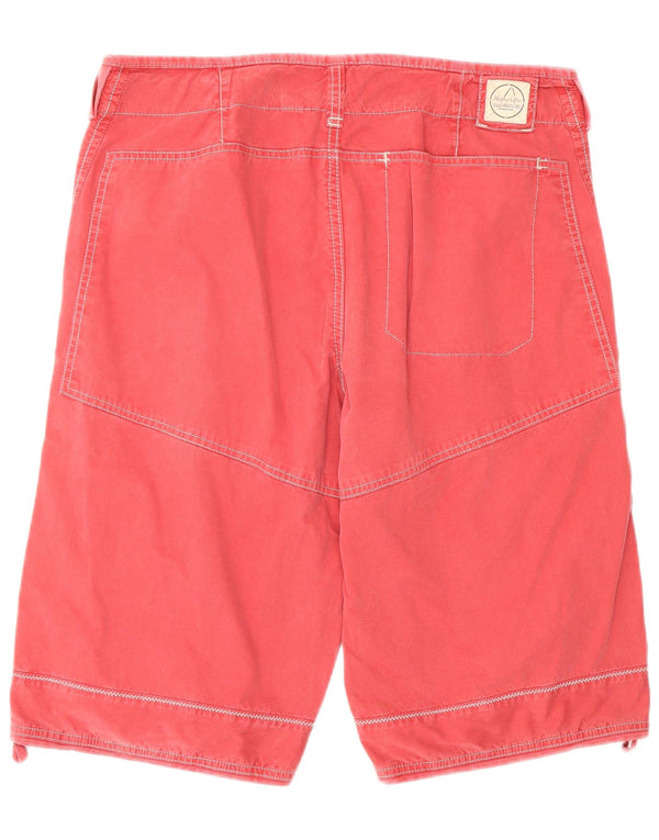 Murphy & Nye Pantaloni scurți chino pentru bărbați W36, bumbac roșu mare
