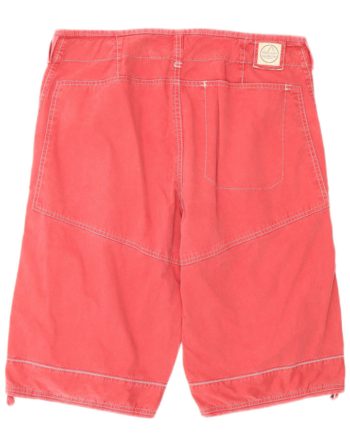 Murphy & Nye Pantaloni scurți chino pentru bărbați W36, bumbac roșu mare