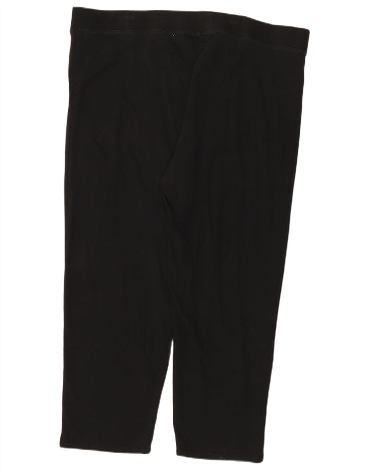 Leggings pentru femei Zara UK 24 4XL bumbac negru