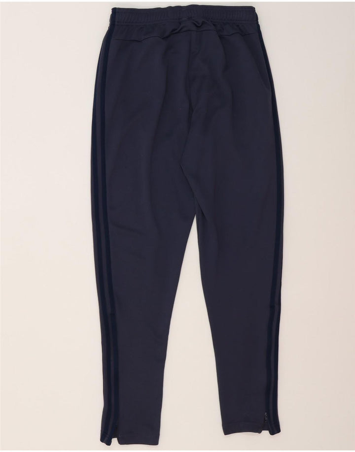 Pantaloni de trening Adidas pentru bărbați Marea Britanie 40/42 Poliester mediu albastru bleumarin