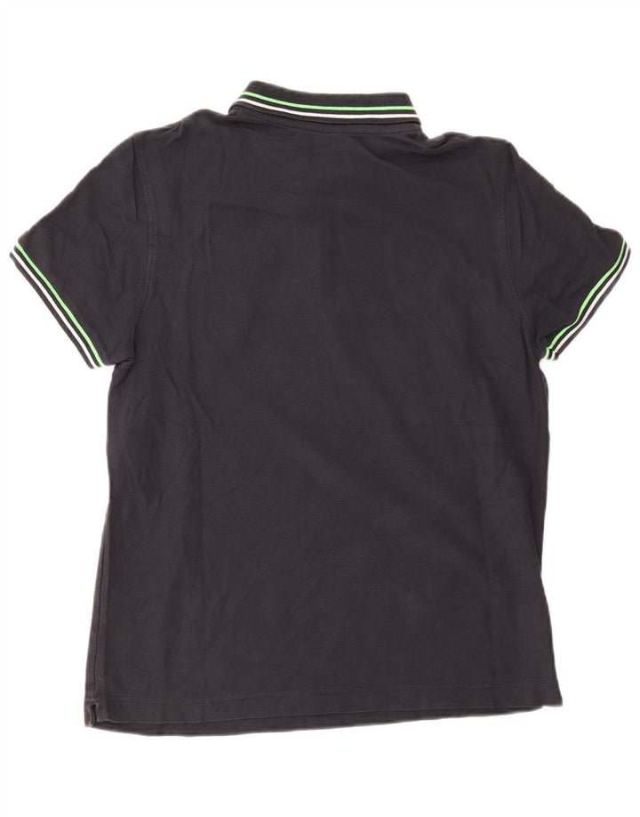 Tricou polo pentru bărbați Lotto, bumbac cu dungi negre medii