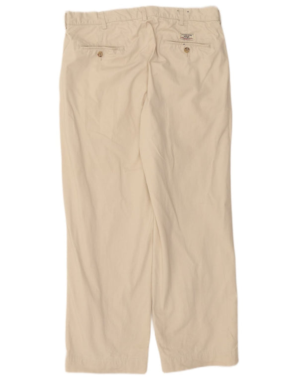 Pantaloni chino drepți Polo Ralph Lauren pentru bărbați L34 L29 bumbac bej