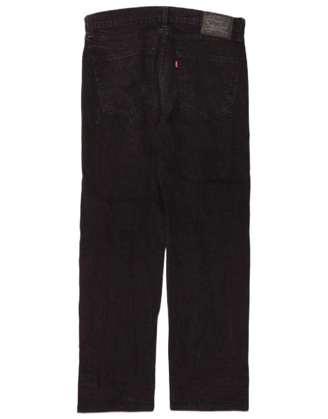 Blugi drepti pentru bărbați Levi's 505 W34 L30 bumbac negru