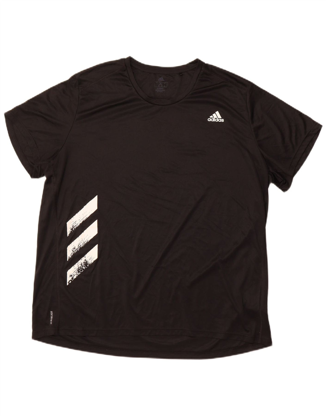 Tricou pentru alergare ADIDAS pentru bărbați Top 2XL Negru Poliester Sport