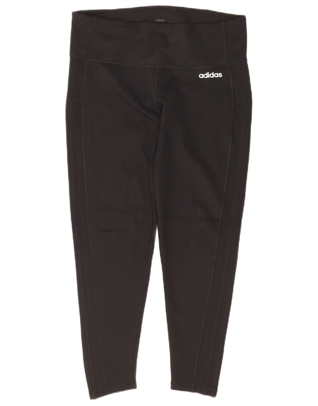 Leggings ADIDAS Climalite Crop pentru femei Marea Britanie 16/18 Poliester negru mare