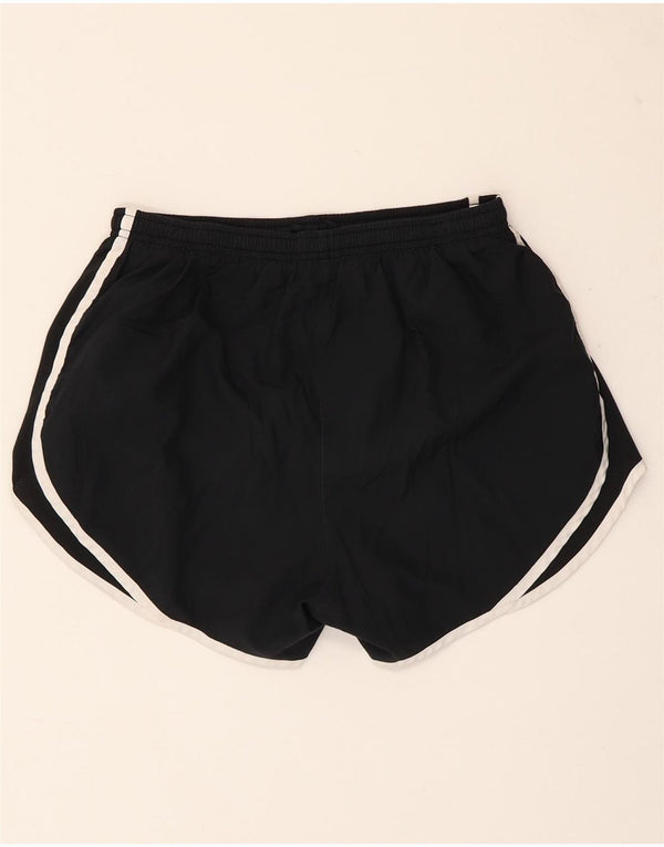Pantaloni scurți sport Nike Dri Fit pentru femei UK 10, poliester negru mic