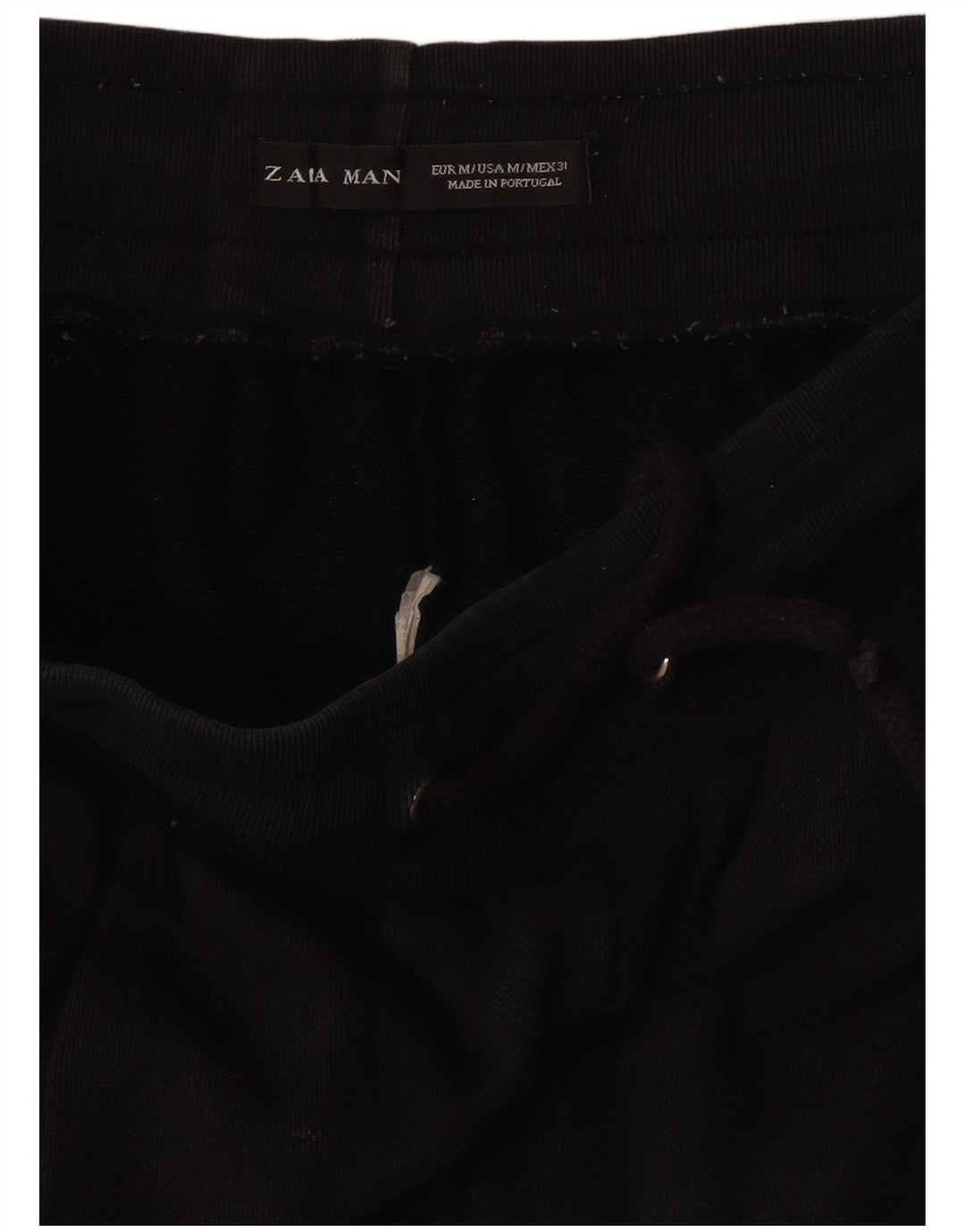 Bermude pentru bărbați Zara, pantaloni scurți negri medii