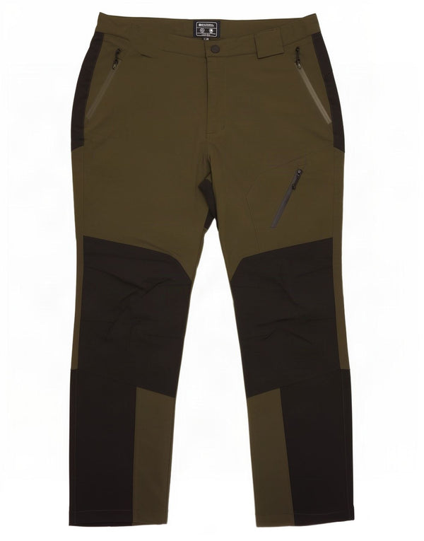 Mountain Warehouse Pantaloni cargo pentru drumeții pentru bărbați L34 L28 Kaki Colorblock
