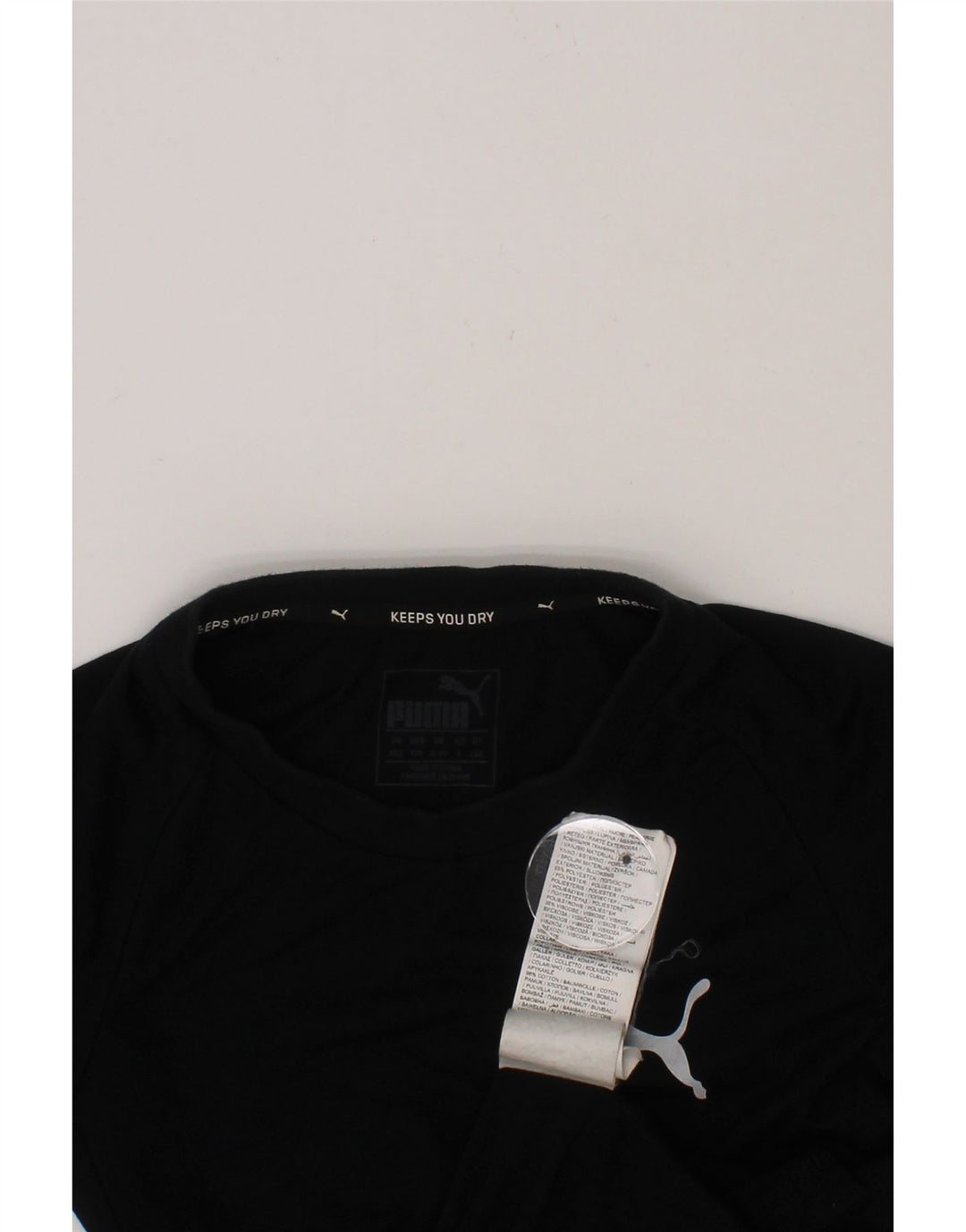 PUMA Boys Graphic T-Shirt Top 4-5 Years Black Polyester Vintage Puma and Second-Hand Puma from Messina Hembry 