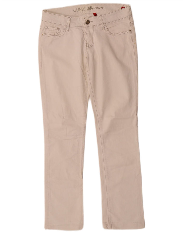 Blugi Stretch Slim pentru femei Guess W27 L28 Bumbac alb