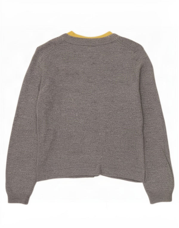 Pulover cardigan Boden pentru femei UK 12 Medium Gri Colorblock
