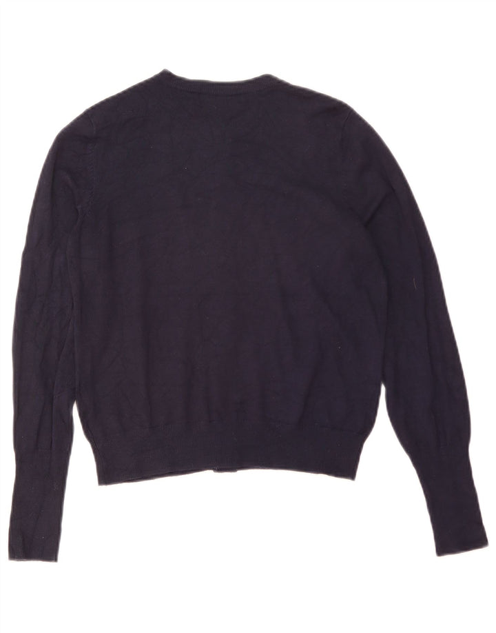 Pulover Bolero pentru femei Marks & Spencer UK 12 Medium Bleumarin Viscoză