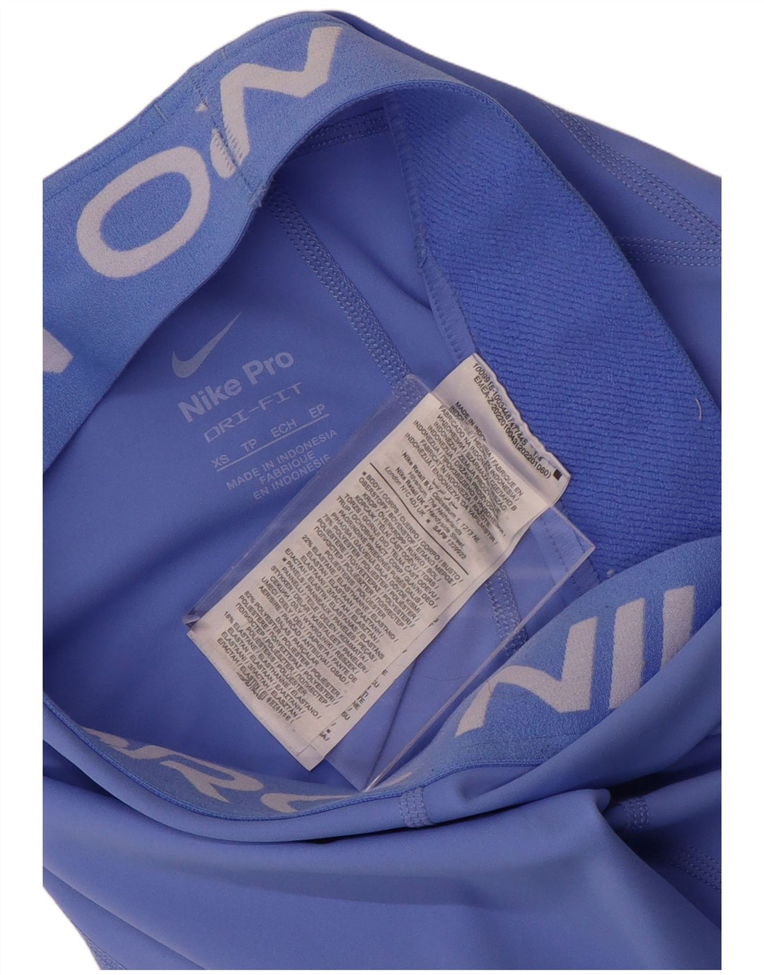 Leggings grafici Dri Fit NIKE pentru femei UK 6 XS poliester albastru