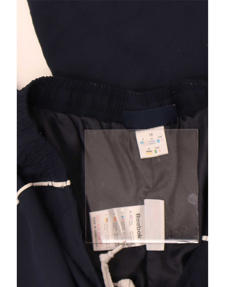 Pantaloni de trening Capri Reebok pentru femei UK 10 Small, bleumarin, poliester