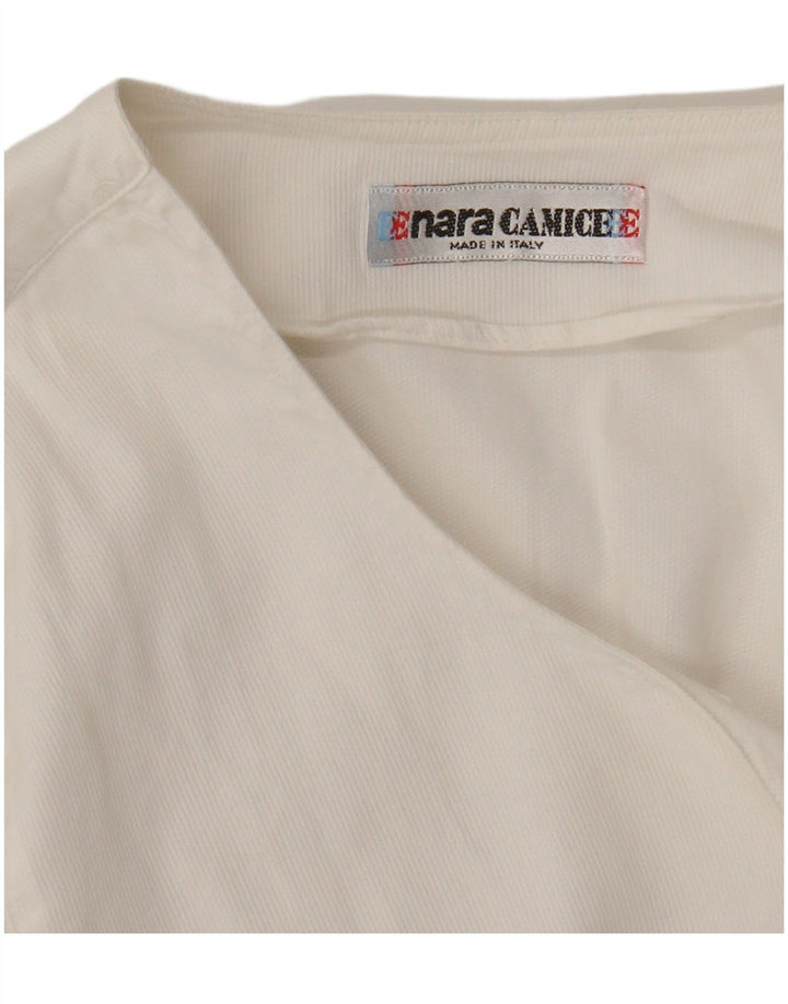 Bluză Enara Camice pentru femei, bluză dublu, UK 16, mare, albă