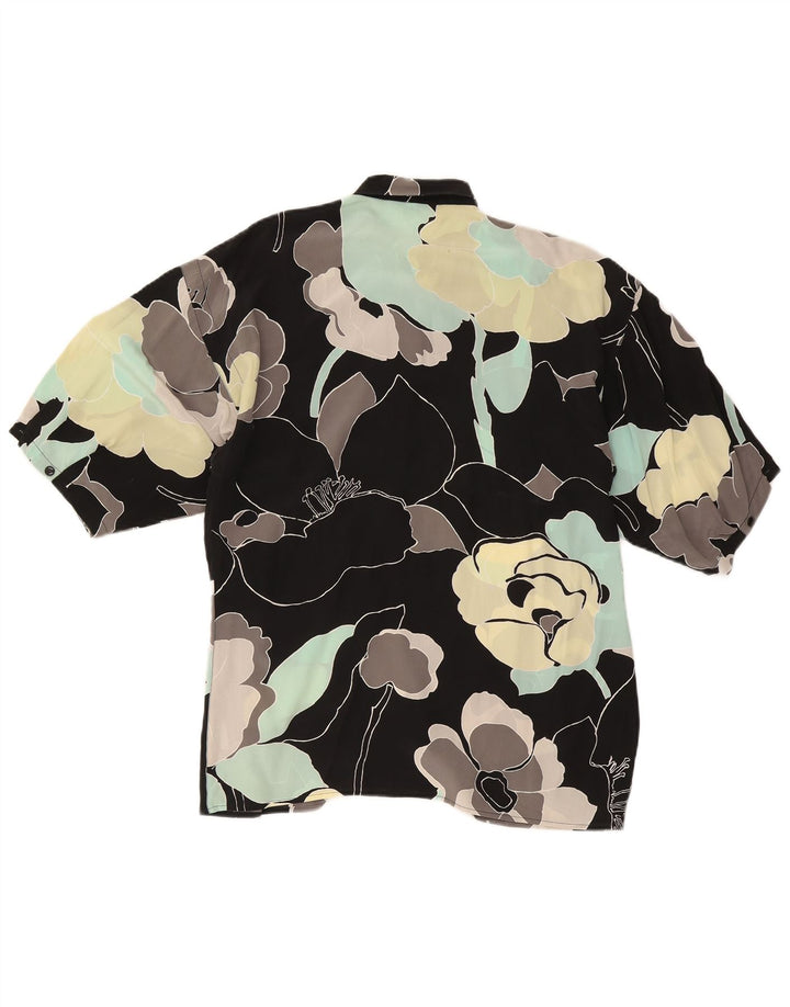 Cămașă Gianni Versace pentru femei IT 44 Medium Black Floral