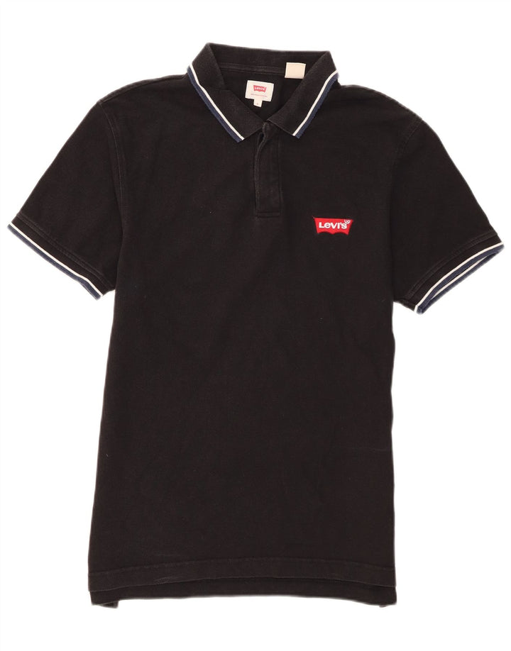 Tricou polo Levi's pentru bărbați, bumbac negru mic