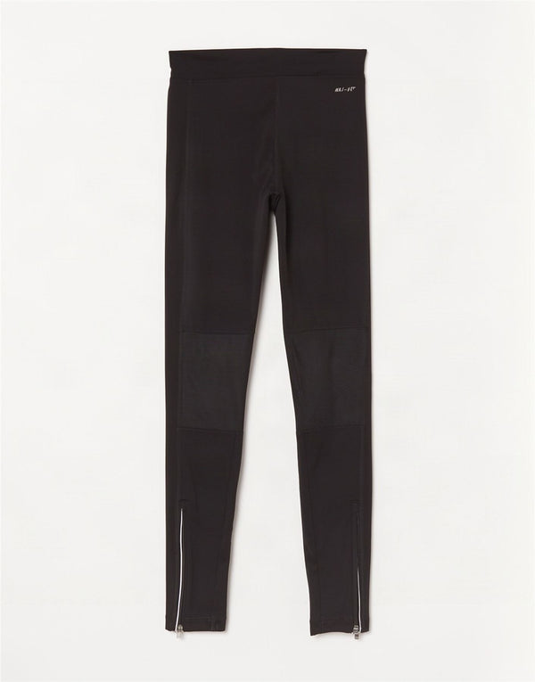 Leggings Dri Fit Nike pentru femei UK 10, poliester negru mic