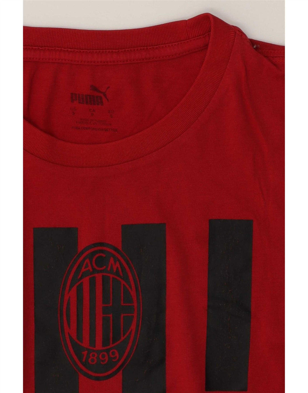 Tricou grafic Puma AC Milan pentru bărbați Top mic roșu
