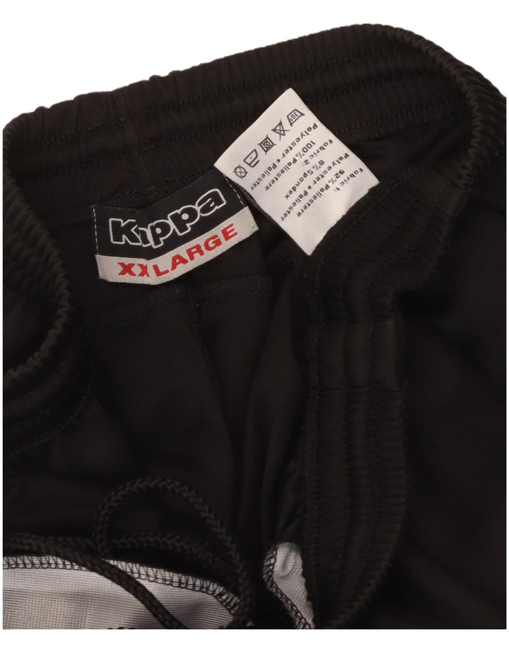 Bermude sport Kappa pentru bărbați, 2XL, poliester negru