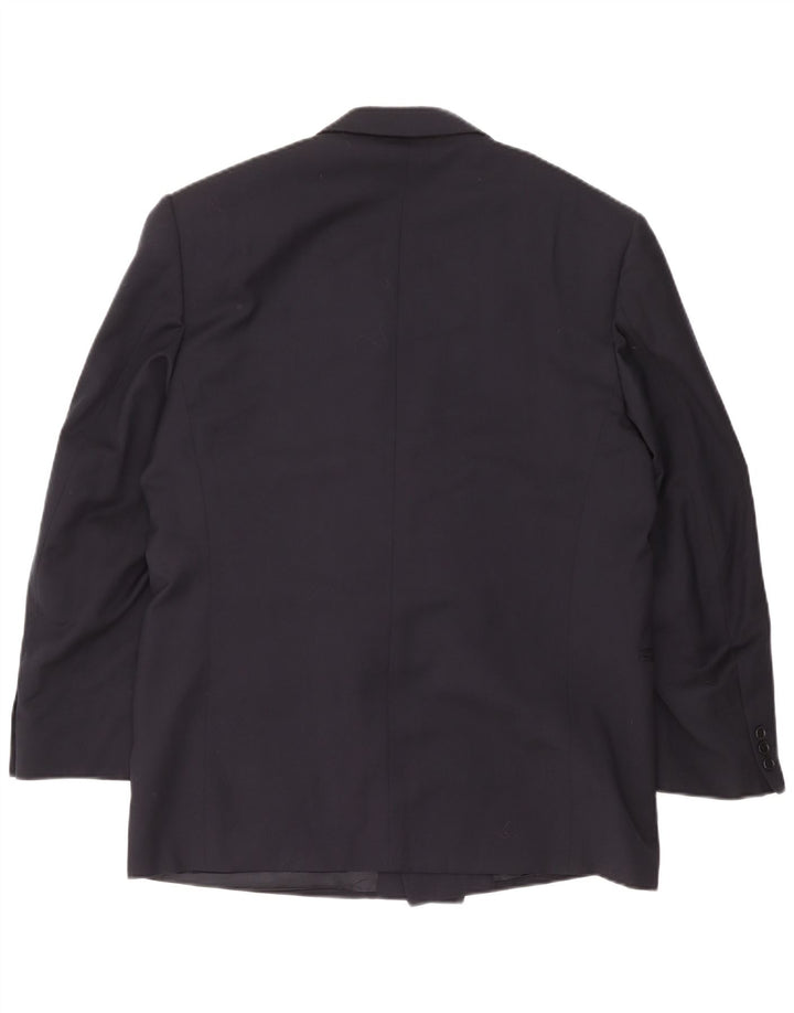 Jachetă pentru bărbați Cerruti 1881 Blazer Dublu Lână Bleumarin Mediu