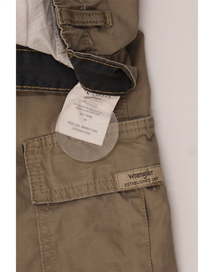 Pantaloni scurți cargo Wrangler pentru bărbați W44 2XL, bumbac maro