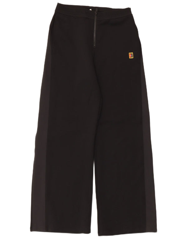 Pantaloni de trening Nike Dri Fit Wide Leg UK 14 Medium Negru